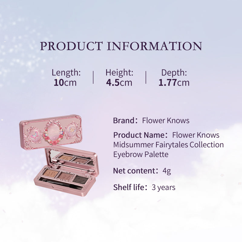 Flower Knows Midsummer Fairytales Collection Eyebrow Palette