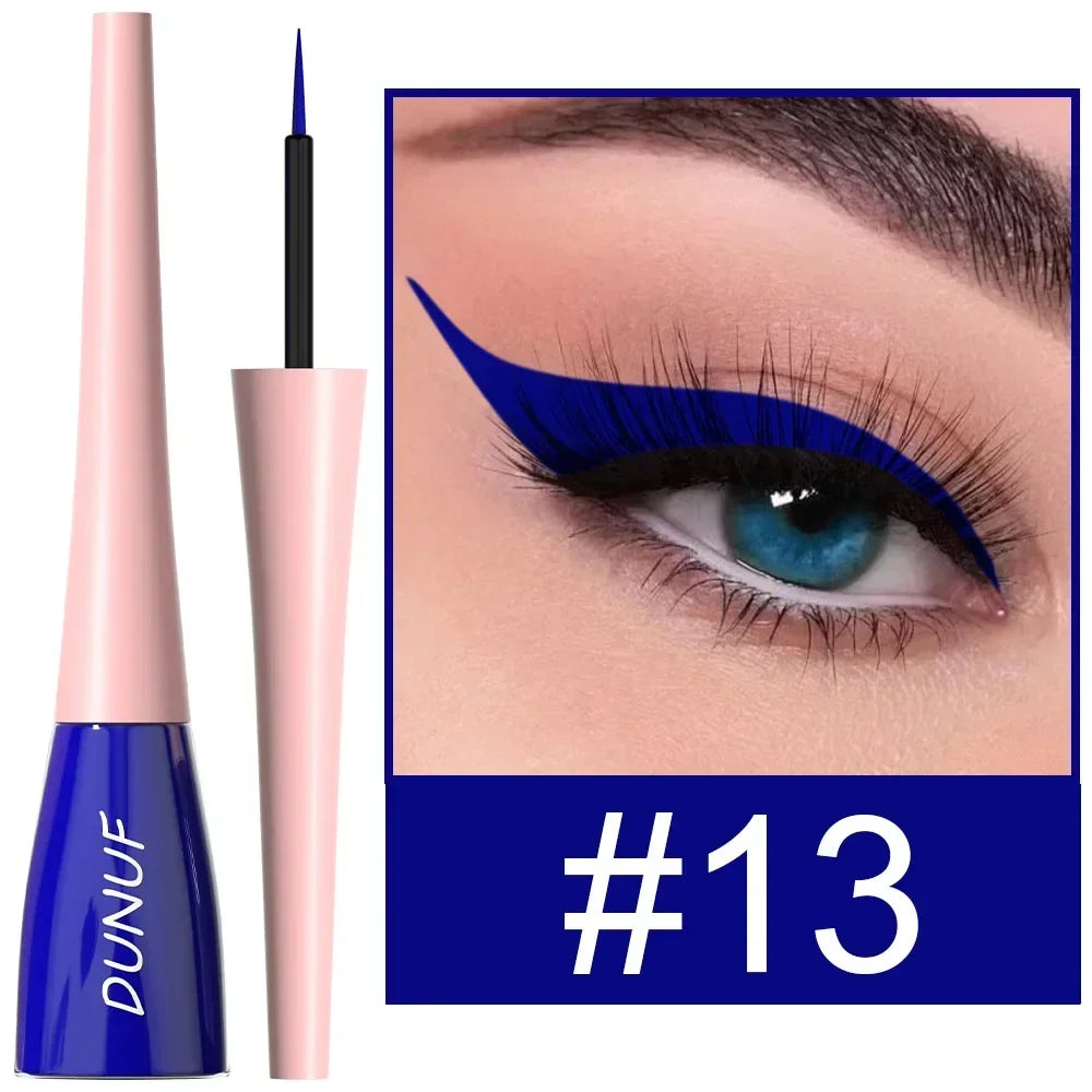 Blue Eye Liner Pen Liquid Eyeliner Pencil Eye Makeup Ultra-thin Long-Lasting Quick-Dry Eye Liner Original Korean Makeup Cosmetic-8