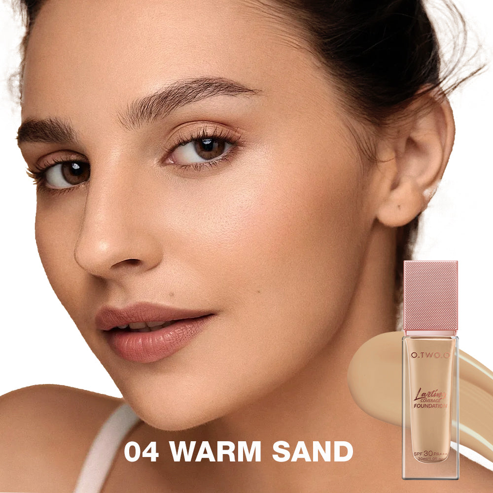 Liquid Coverage Foundation Cream Matte Moisturizing Oil-control Long-Lasting Waterproof Concealer Foundation Makeup