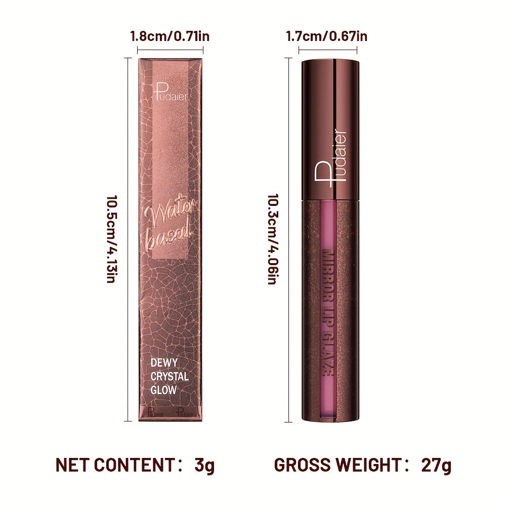 Mirror Shine Lip Gloss – 5 Colors Available   High-Gloss Finish   Non-Stick Cup  Long-Lasting & Waterproof  Moisturizing Formula