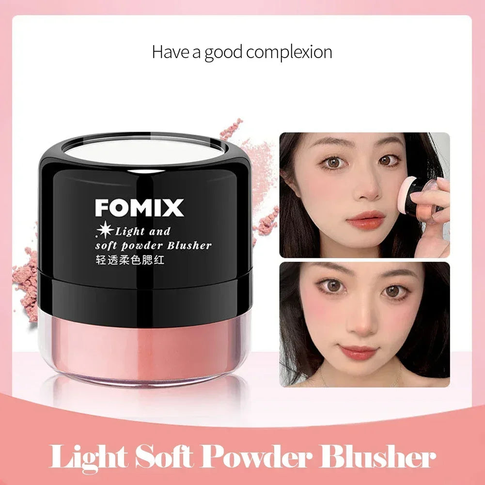 Powder Blusher Mushroom Head Air Cushion Blush High Gloss Repair Cosmetics Soft Mist Cheek Rouge Face Contour Makeup