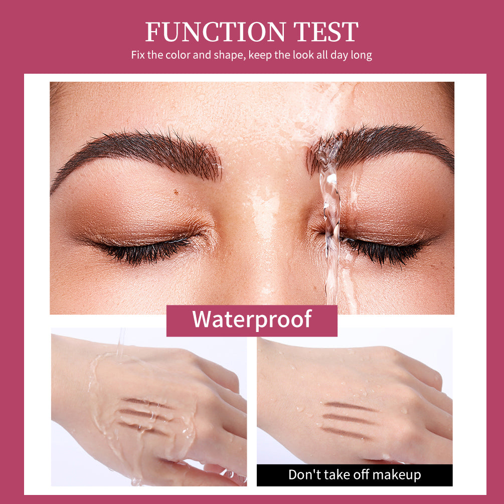 Transparent Eyebrow Pomade Brow Natural Waterproof Long Lasting Creamy Texture Tinted Sculpted Brow Gel Set With Brush