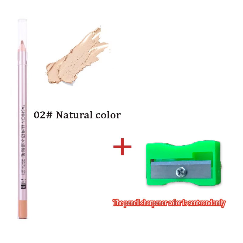 3D Concealer Pencil Covers Acne Spots Dark Circles Wooden Rod Natural Contour Cosmetic Face Makeup Brighten Pen Covers Tools