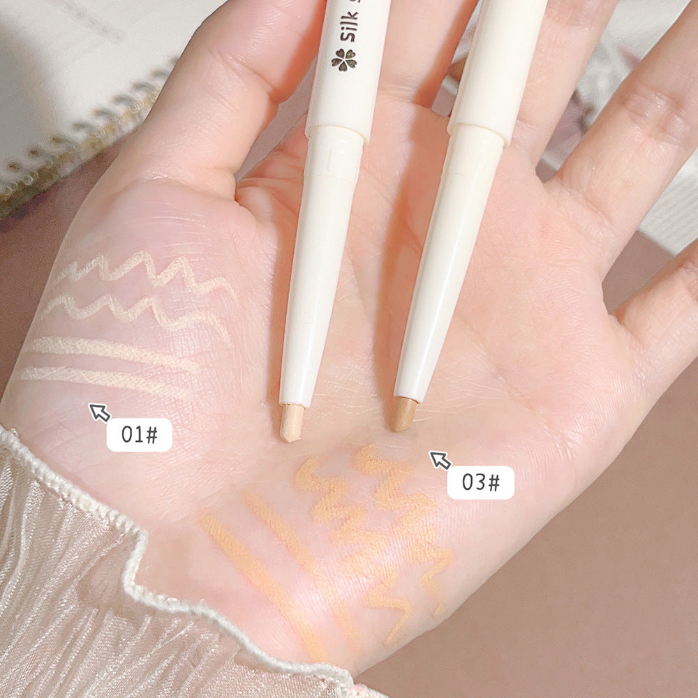 3 Color Face and Eye Concealer Pen Natural Perfect Contour Pen Water-based Soft Lip Liner Easy to Apply Face Brighten Makeup
