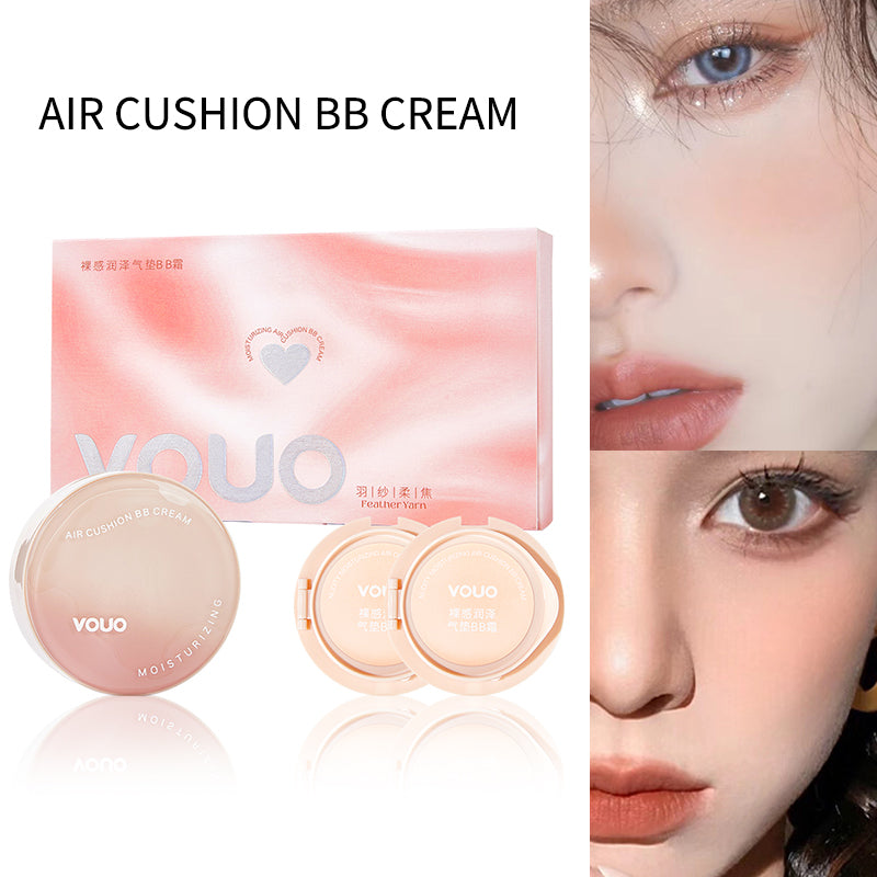 Concealing Cushion BB Cream — Non-Caking Long-Lasting  Hydrating Natural Finish with 2 Refills