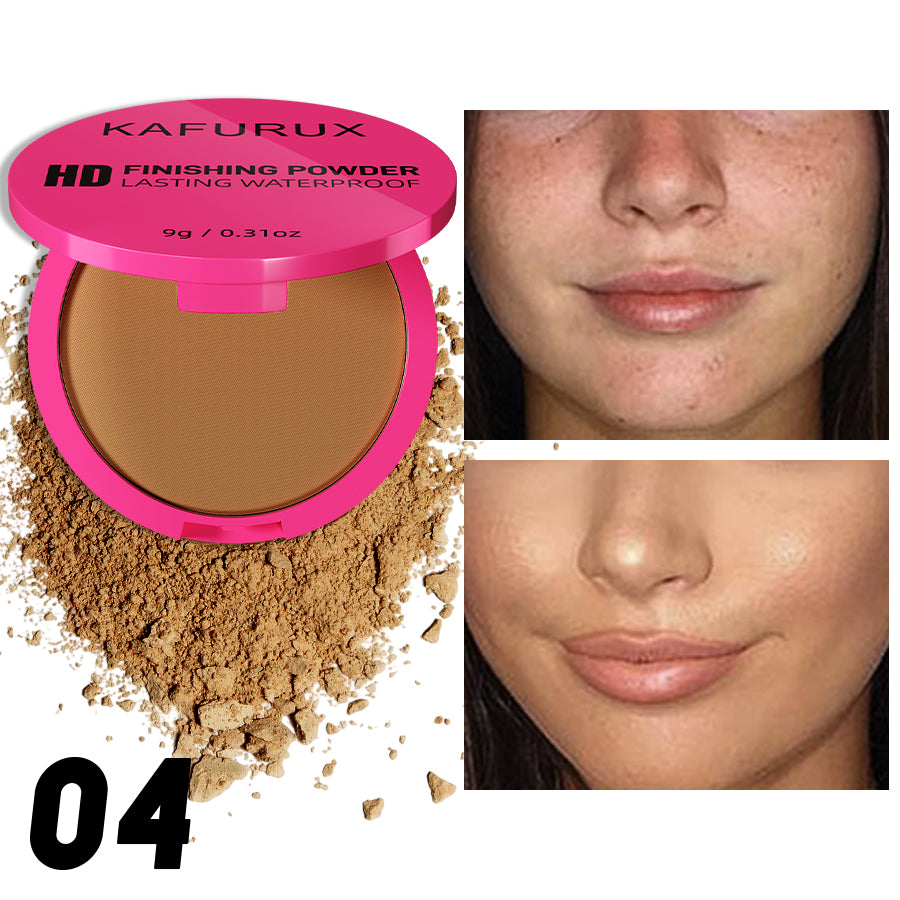 5 Color Oil Control Matte Face Powder Long Lasting Flawless Setting 1PC Powder Face Makeup Full Coverage Pressed Powder Gifts