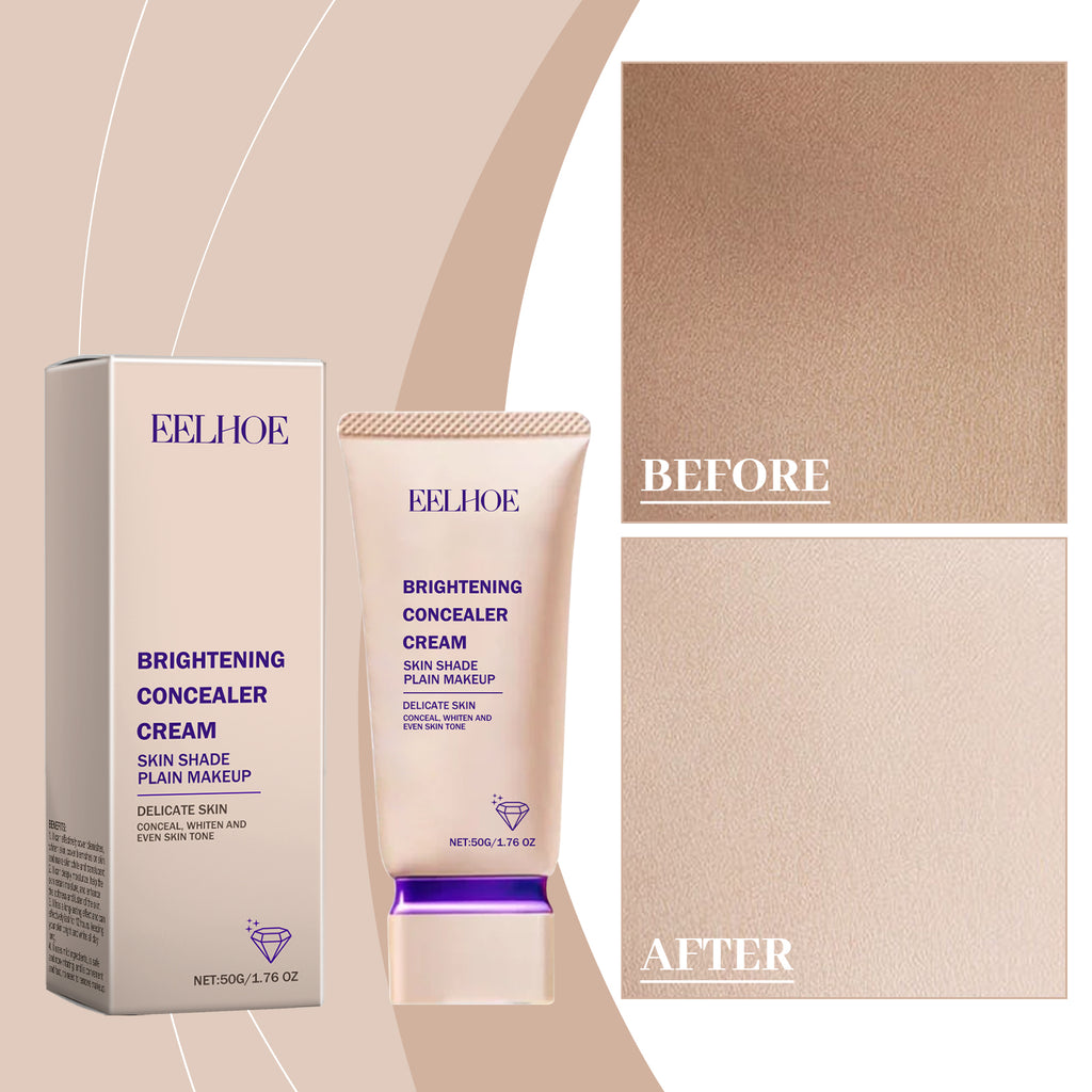 Foundation Liquid Concealer Full Coverage Oil Control Skin Lightening High Coverage Face Foundation Waterproof Makeup