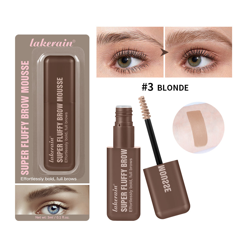 Volumizing Brow Mousse Tint for Eyebrows Tinted Brow Gel Brown Long Lasting Waterproof Eyebrow Tattoo Dye Cosmetics
