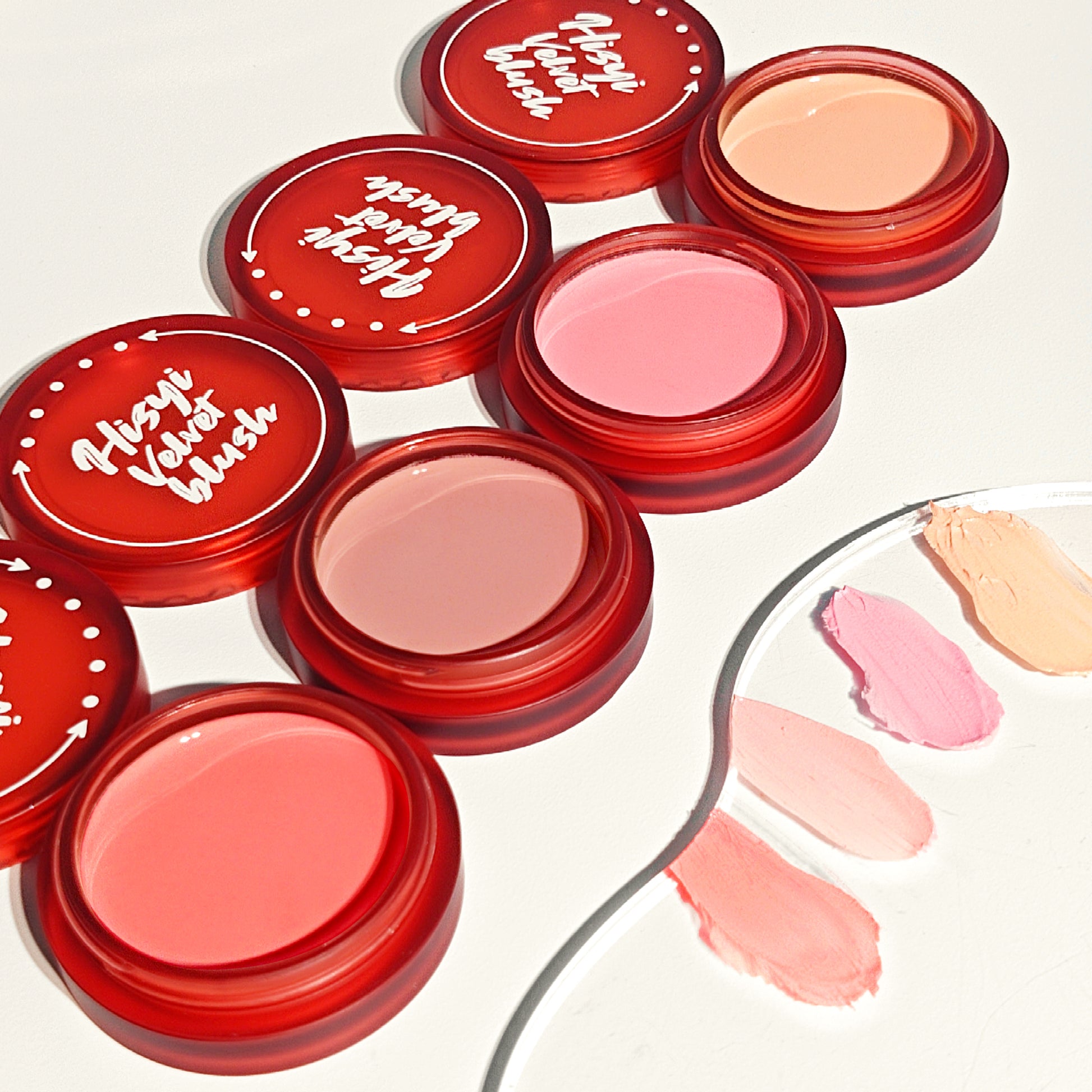 Swan velvet blush - waterproof  brightening  cream formula  long-lasting multi-purpose for lips cheeks and eyes  4 shades