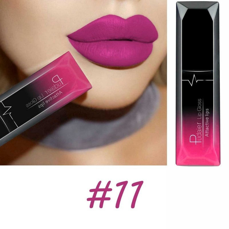 18 Color Christmas Lip Makeup 18 Color Super Matte Velvet Long Lasting Lipgloss Liquid Lipstick Lip