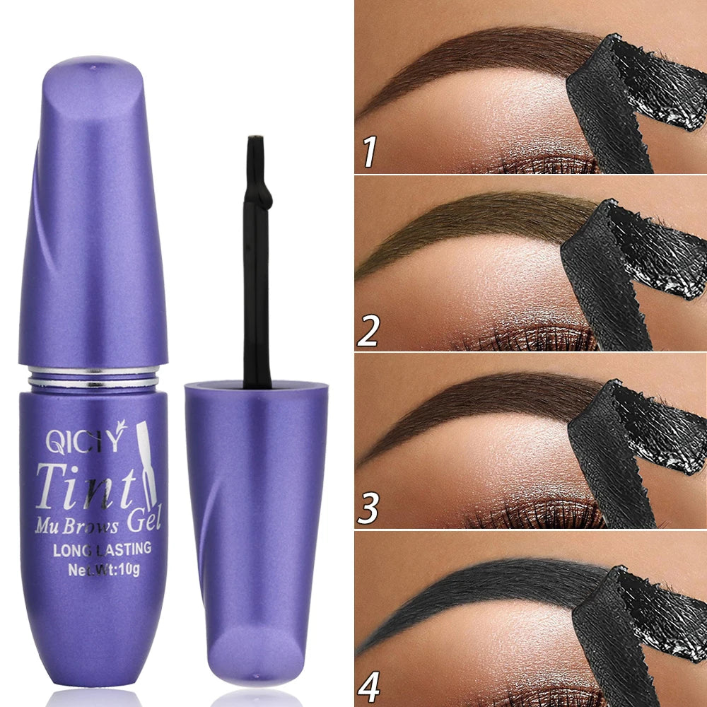 Semi-Permanent Peel Off Eyebrow Dye Cream Waterproof Sweatproof Brow Gel Natural Long-Wearing Stripped Wild Eye Brow Makeup