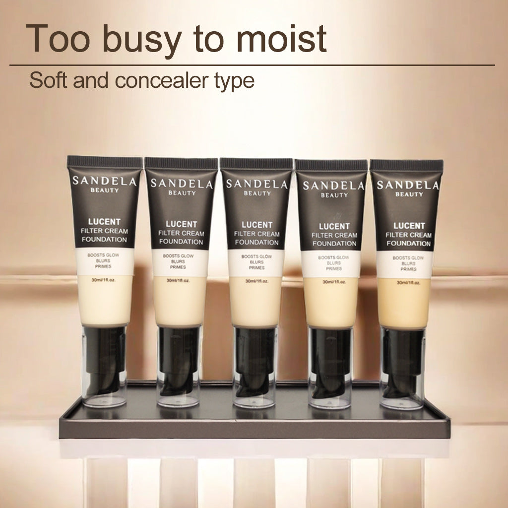 Sandela Foundation Tinted Moisturizer Liquid Foundation Makeup Face Make Up Concealer Waterproof