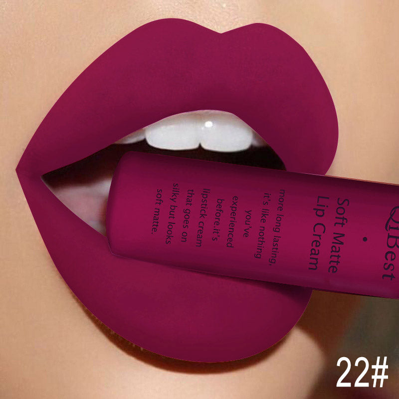 Sexy Velvet Matte Lip Gloss Liquid Lipstick Lipgloss Beauty Red Nude Waterproof Long-lasting