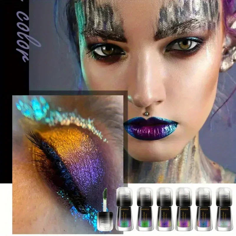 Chameleon Liquid Eyeshadow Pearl Burst Monochrome Metal Eyeshadow Liquid Eyeshadow