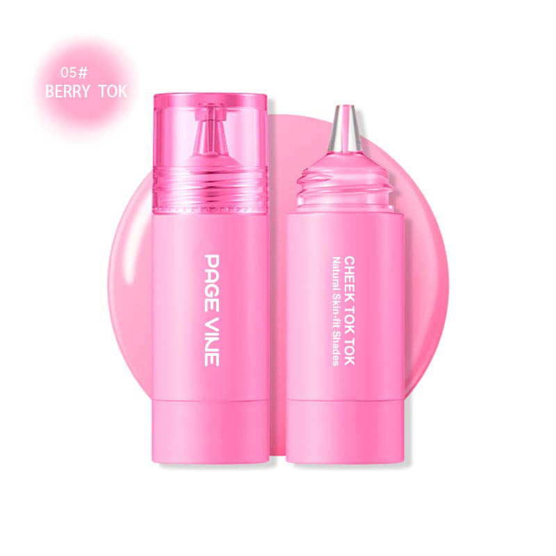 Liquid Blush Longlasting Velvet Ink Blusher Brightening Natural Rouge Multi-Purpose Matte Lipstick Eyeshadow Makeup