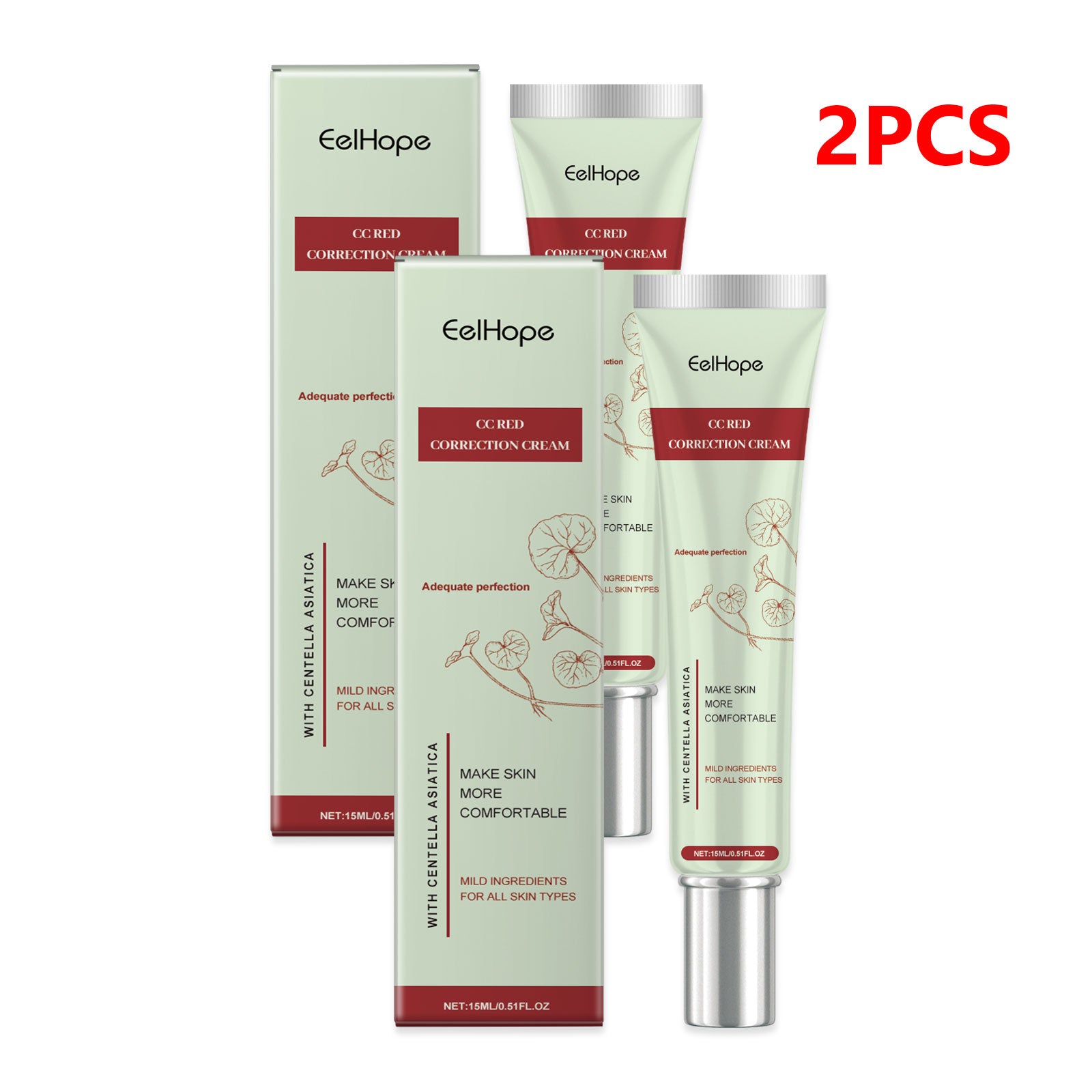Centella Asiatica  Cream Foundation Color Correcting Facial Repair BB Cream Full Coverage Natural Concealer Whitening Liquid