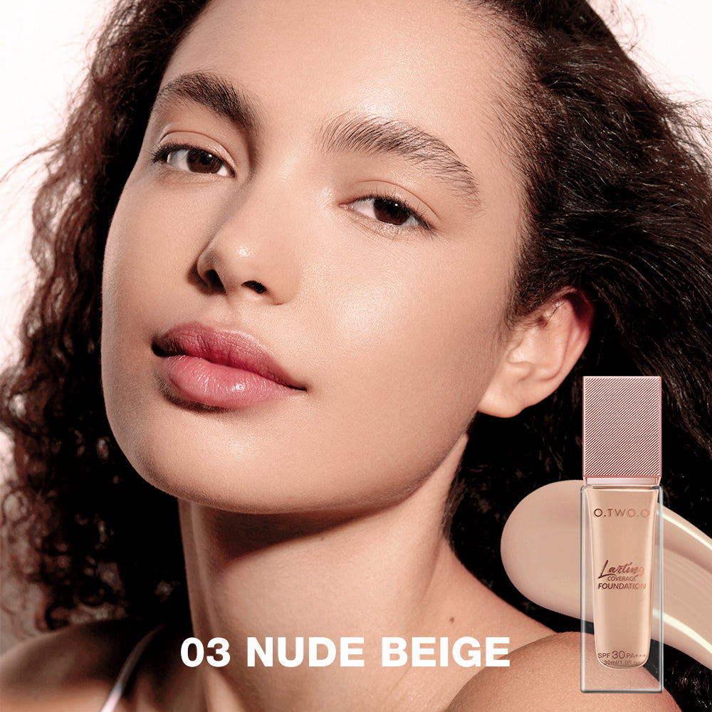 Liquid Coverage Foundation Cream Matte Moisturizing Oil-control Long-Lasting Waterproof Concealer Foundation Makeup