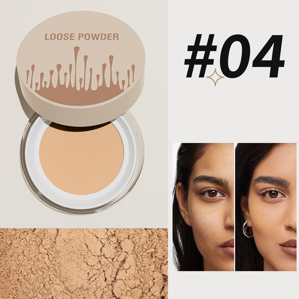 5 Colors Loose Powder Can Reduce Pores and Fine Lines, With a Long-lasting Matte Effect and Natural Facial Makeup Powder
