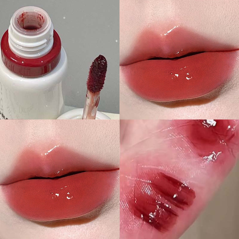 Soft Color Mirror Lip Glaze Moisturizing Mirror Water Light Color Long-lasting Makeup Lip Gloss