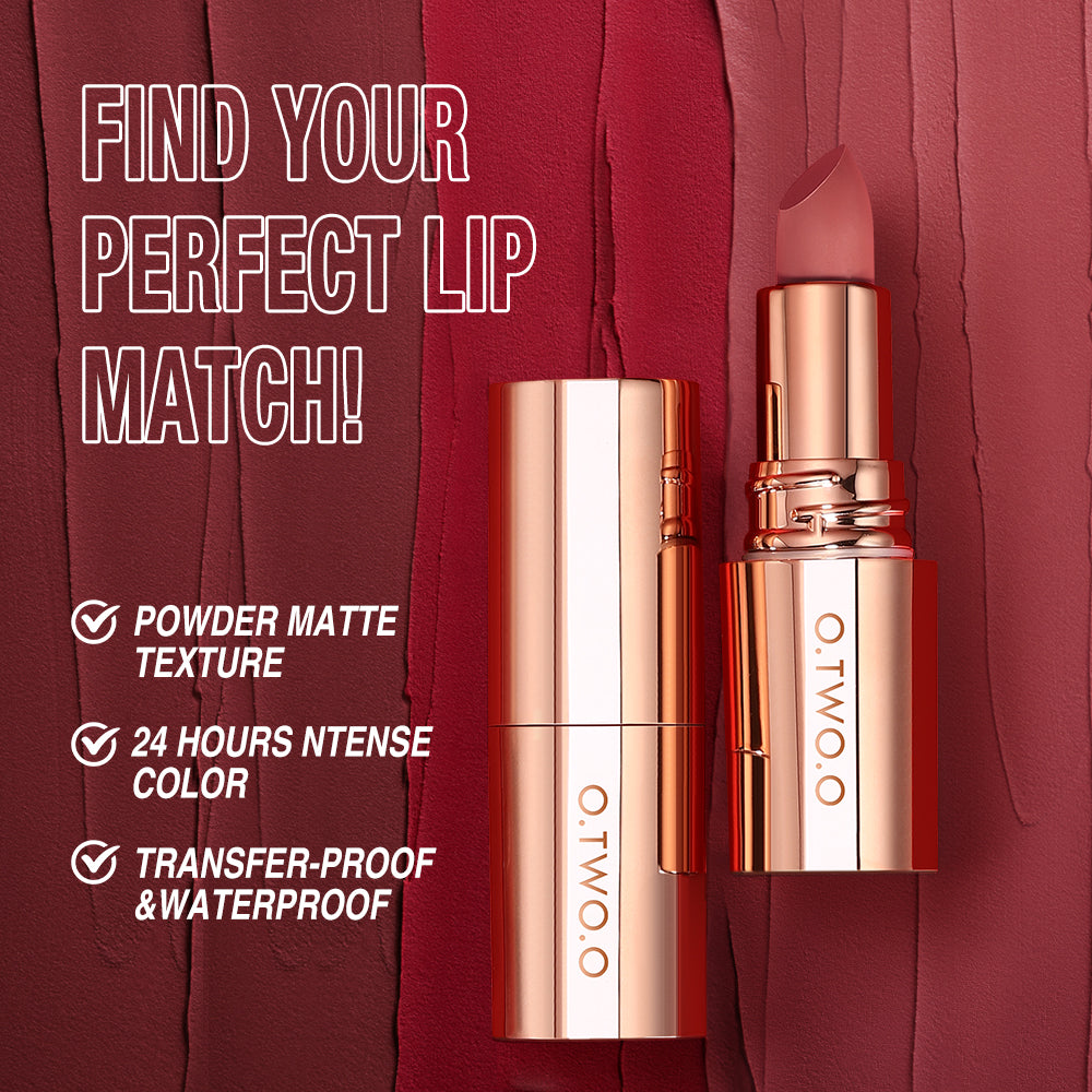 Matte Lipstick Lip Tint 8 Colors Waterproof Long Lasting Non-stick Cup Sexy Highly Pigmented Velvet Lip Sticks Lip Stain