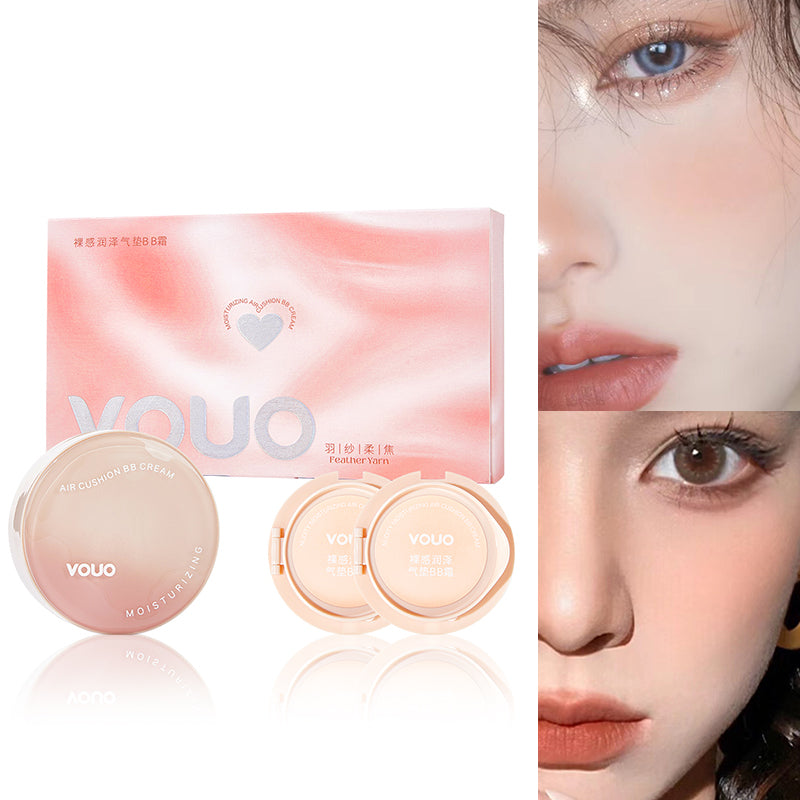 Concealing Cushion BB Cream — Non-Caking Long-Lasting Hydrating Natural Finish with 2 Refills Suitable for his wife