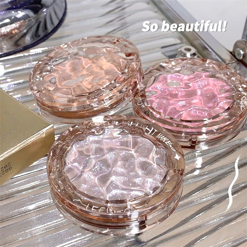 Crystal Bright Light high Gloss Powder Pearl Fine Flash Flash brightening makeup not fly Powder for young girls blush