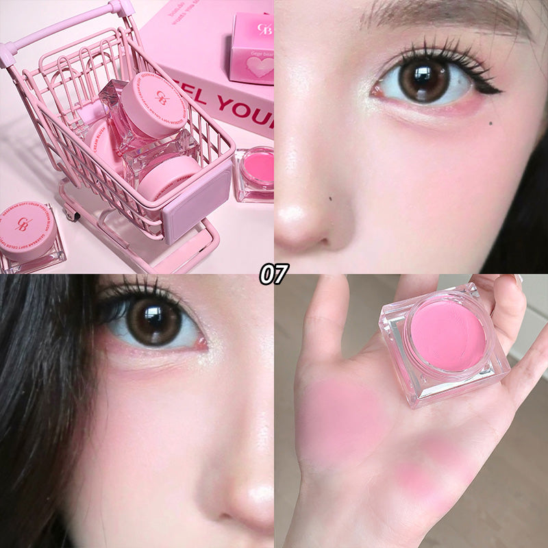 GegeBear Soft Color Cream Blush: Long-Lasting and Hydrating Formula - Natural Finish for a Radiant  High-Beauty Look