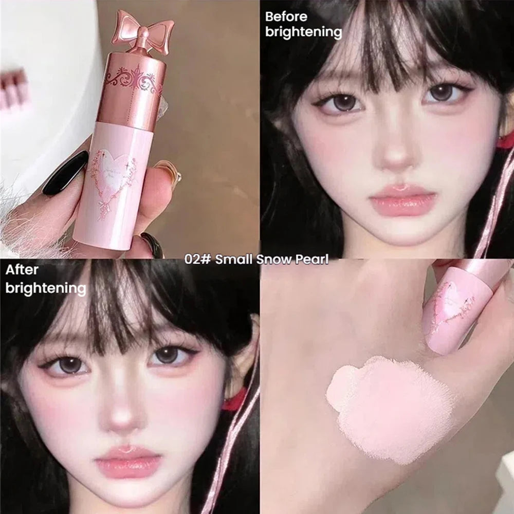 Fairy Pink Liquid Brighten Concealer Stick Face Repair Liquid Highgloss Matte Natural Lasting Cover Acne Spot Dark Circle Makeup