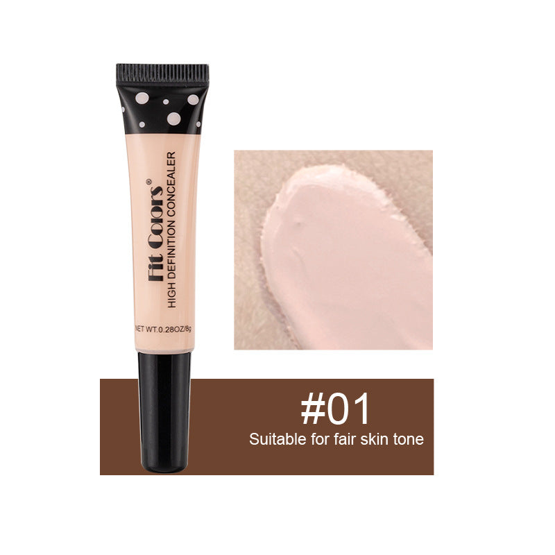 size Concealer with a Flexible Concealer Moisturizing Liquid Foundation to cover dark circles and acne spots