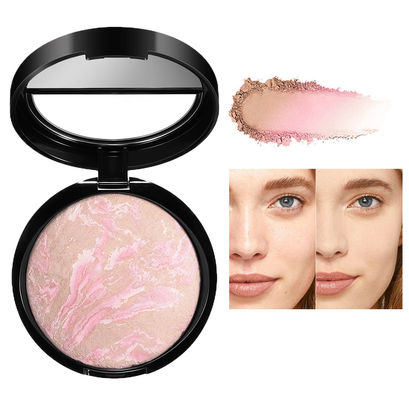 Face Setting Powder Puff Smooths Translucent Face Powder Candy Bellaa Cosmetics Face Loose Powder Nude Face Pressed Powder