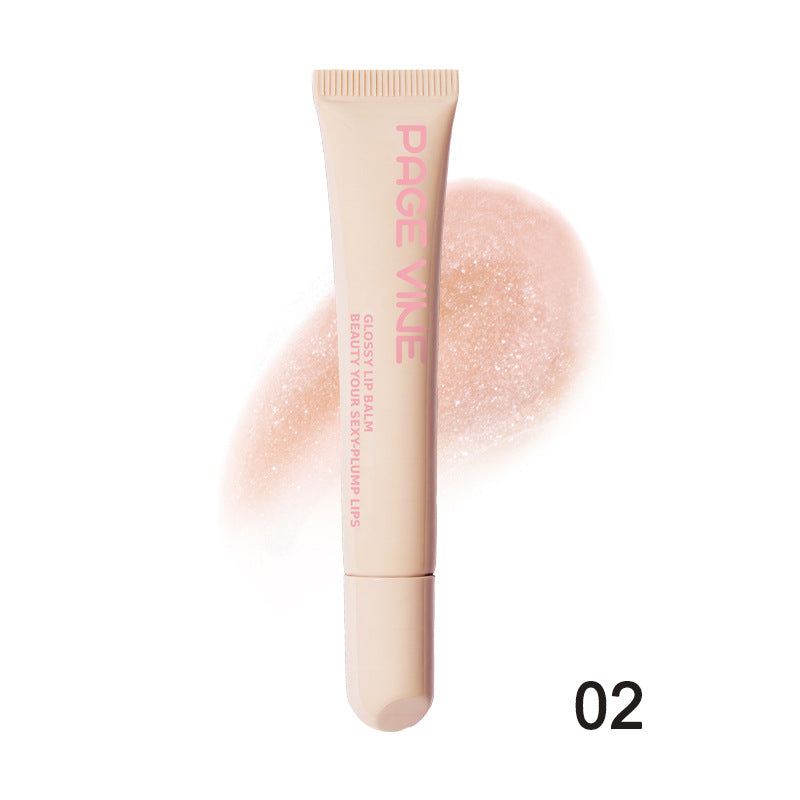 Polypeptide Soft Tube Mirror Lip Gloss for Phone Case Moisturising Transparent Built-in Lipgloss Beauty Cosmetics Makeup