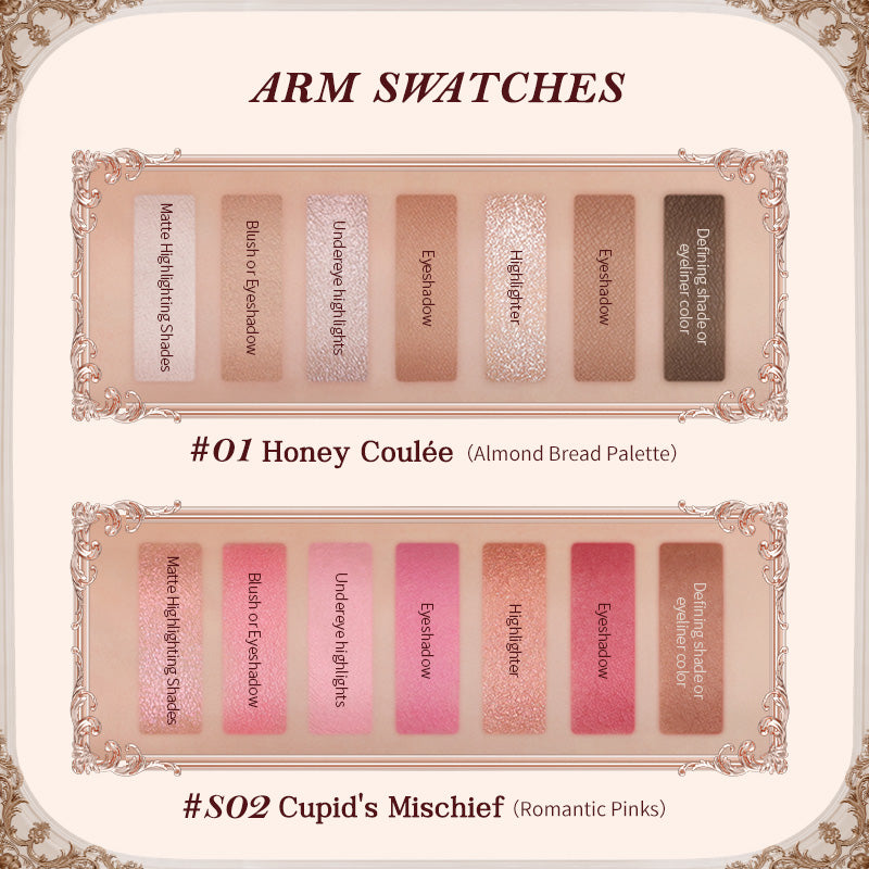 Flower Knows Strawberry Cupid Collection Make-up Palette 14g pink Eyeshadow/Blush/Highlighter