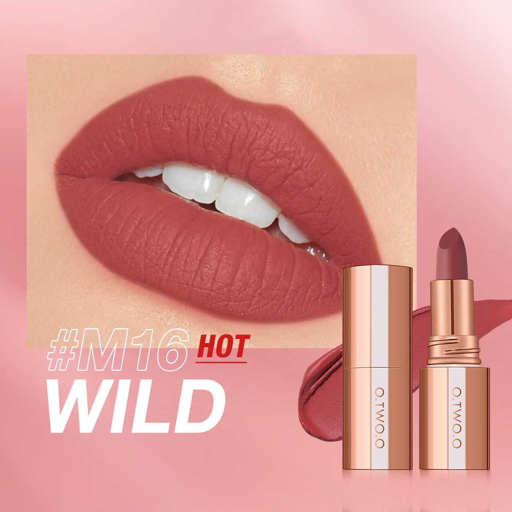 Matte Lipstick Lip Tint 8 Colors Waterproof Long Lasting Non-stick Cup Sexy Highly Pigmented Velvet