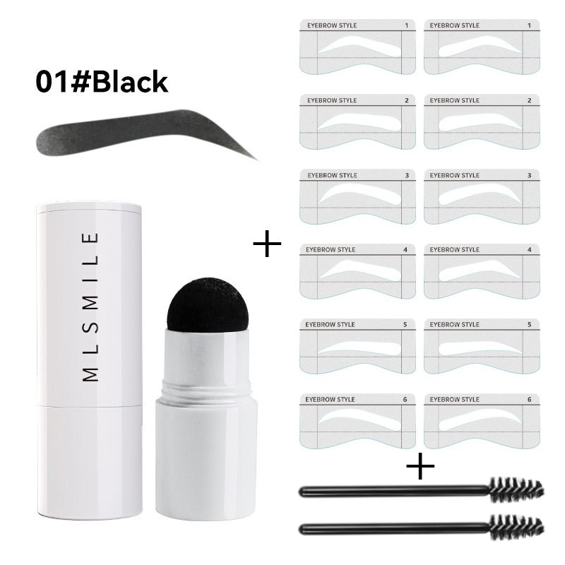Professional Eyebrow Seal Shaping Set Pen Waterproof Makeup Stick Lasting Eyebrow Template Hairline Powder Filling and Templates