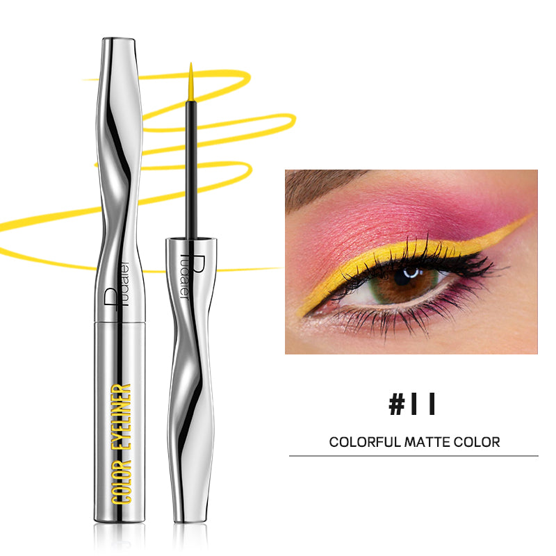 Pearlescent Glitter Powder Eyeliner Liquid Pen   Waterproof Sweat Proof Not Easy to Smudge  Not Caking  Colorful Liquid Eyelin-1