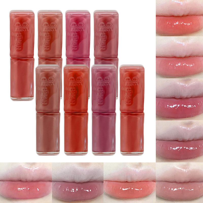  Mirror Gloss Lipstick — Ice-Translucent Water-Gloss Finish  Plumping and Hydrating
