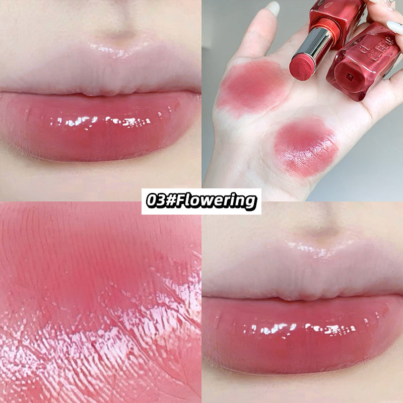  Mirror Gloss Lipstick — Ice-Translucent Water-Gloss Finish Plumping and Hydrating