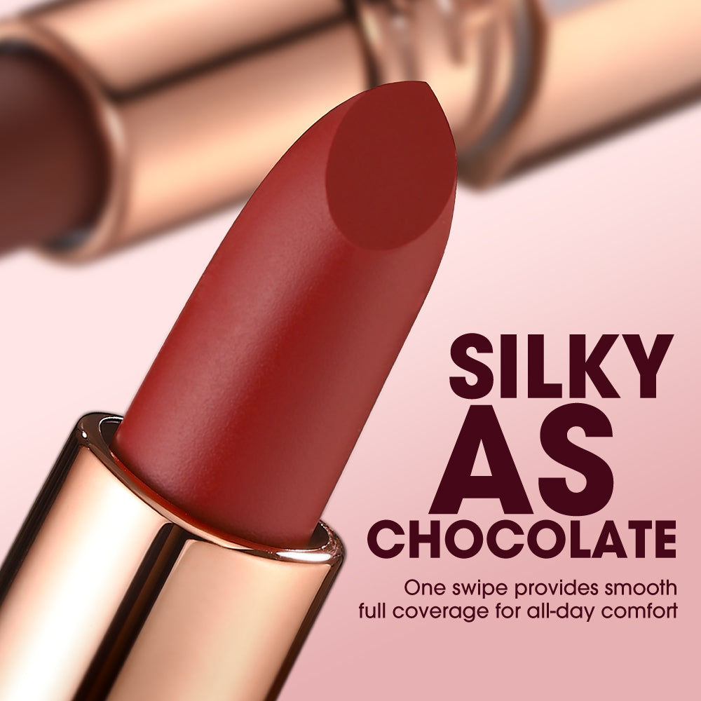 Matte Lipstick Lip Tint 8 Colors Waterproof Long Lasting Non-stick Cup Sexy Highly Pigmented Velvet