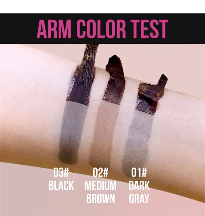 Tearing Eyebrow Gel Makeup Semi-permanent Waterproof Long Lasting Tattoo Tint Sweatproof Peel Off Dye Eyebrow Cosmetic