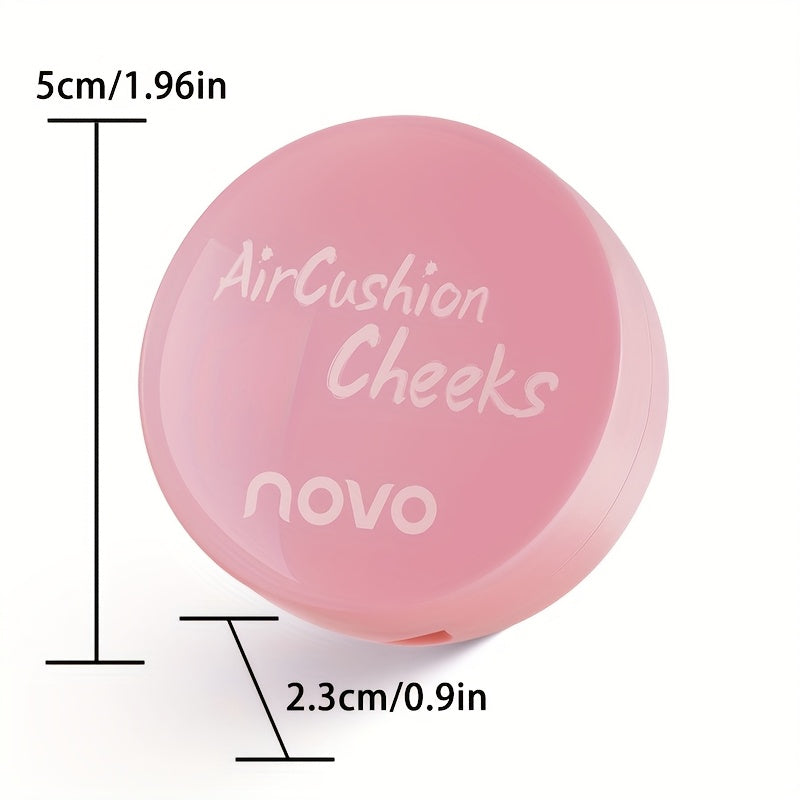 Cute Blush  Long-Lasting Soft Blush Silky Blush with Mirror  Enhance Skin Tone  Eyes and Cheeks  Holiday Gift