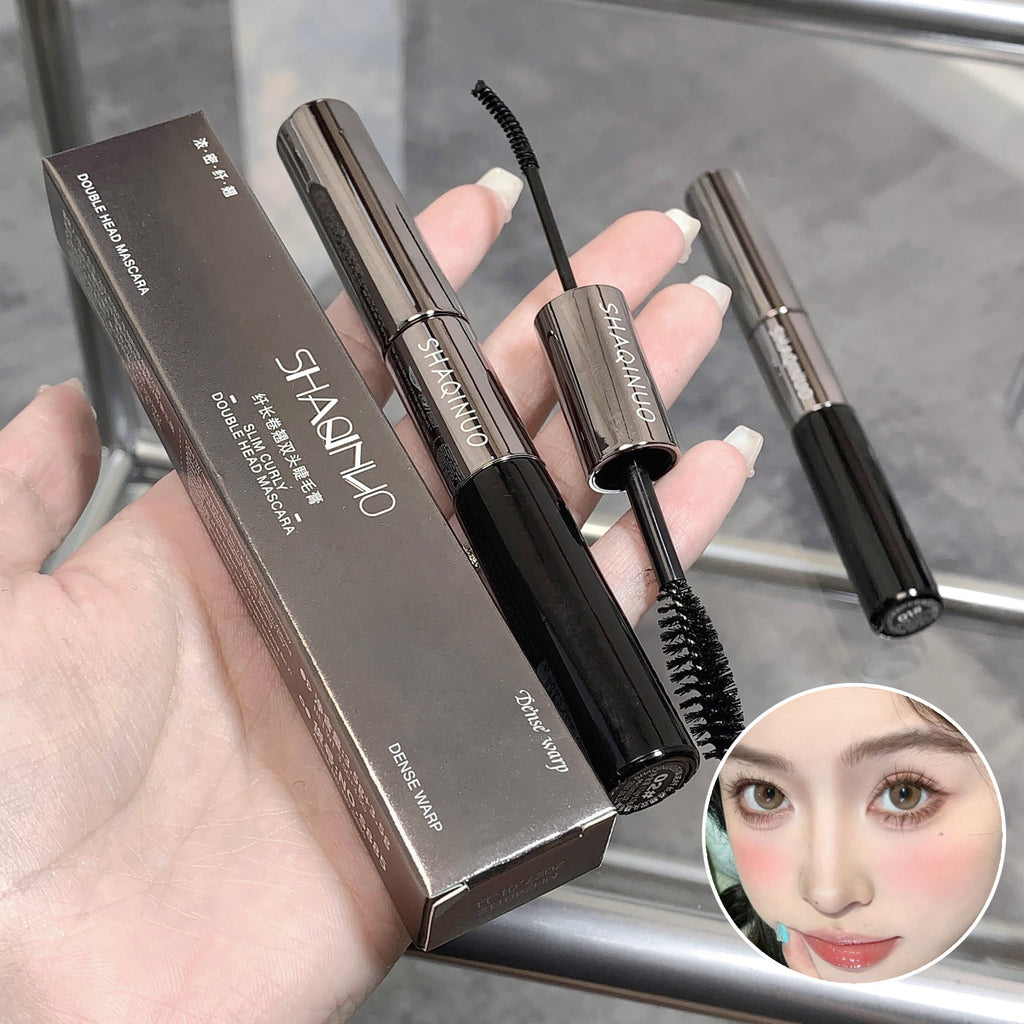 2 In 1 Volume and Length Waterproof Mascara Long Lasting Dual-Ended Tubing Eye Makeup