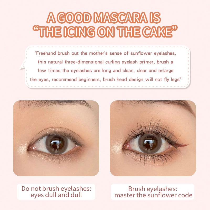  3D Enhancing Lash & Mascara Primer Infused with Micro-fibers Boosts Mascara Volume Length & Curl Long-Stay Zero Clumps