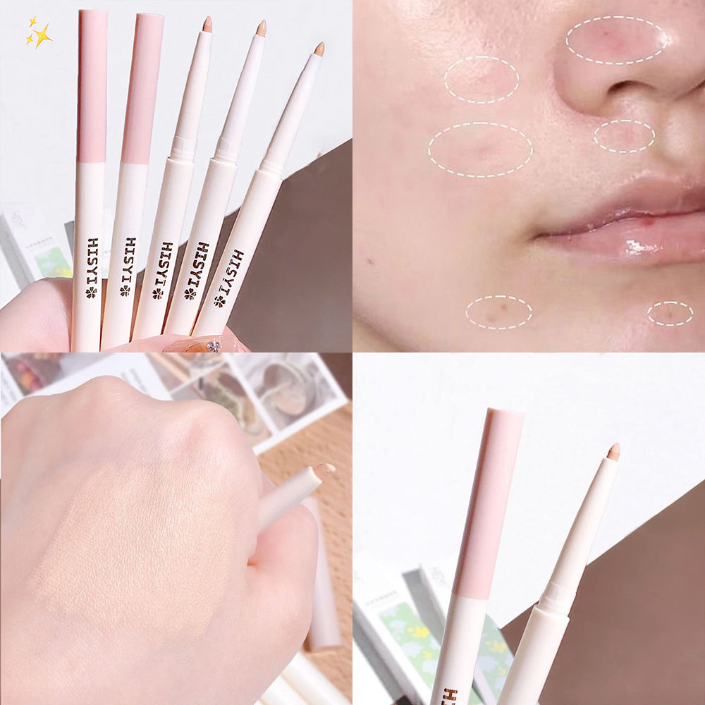 3 Color Face and Eye Concealer Pen Natural Perfect Contour Pen Water-based Soft Lip Liner Easy to Apply Face Brighten Makeup