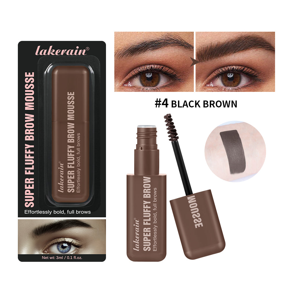 Superfluff Volumizing Brow Mousse Tint for Eyebrows Tinted Brow Gel Brown Long Lasting Waterproof Eyebrow Tattoo Dye Cosmetics