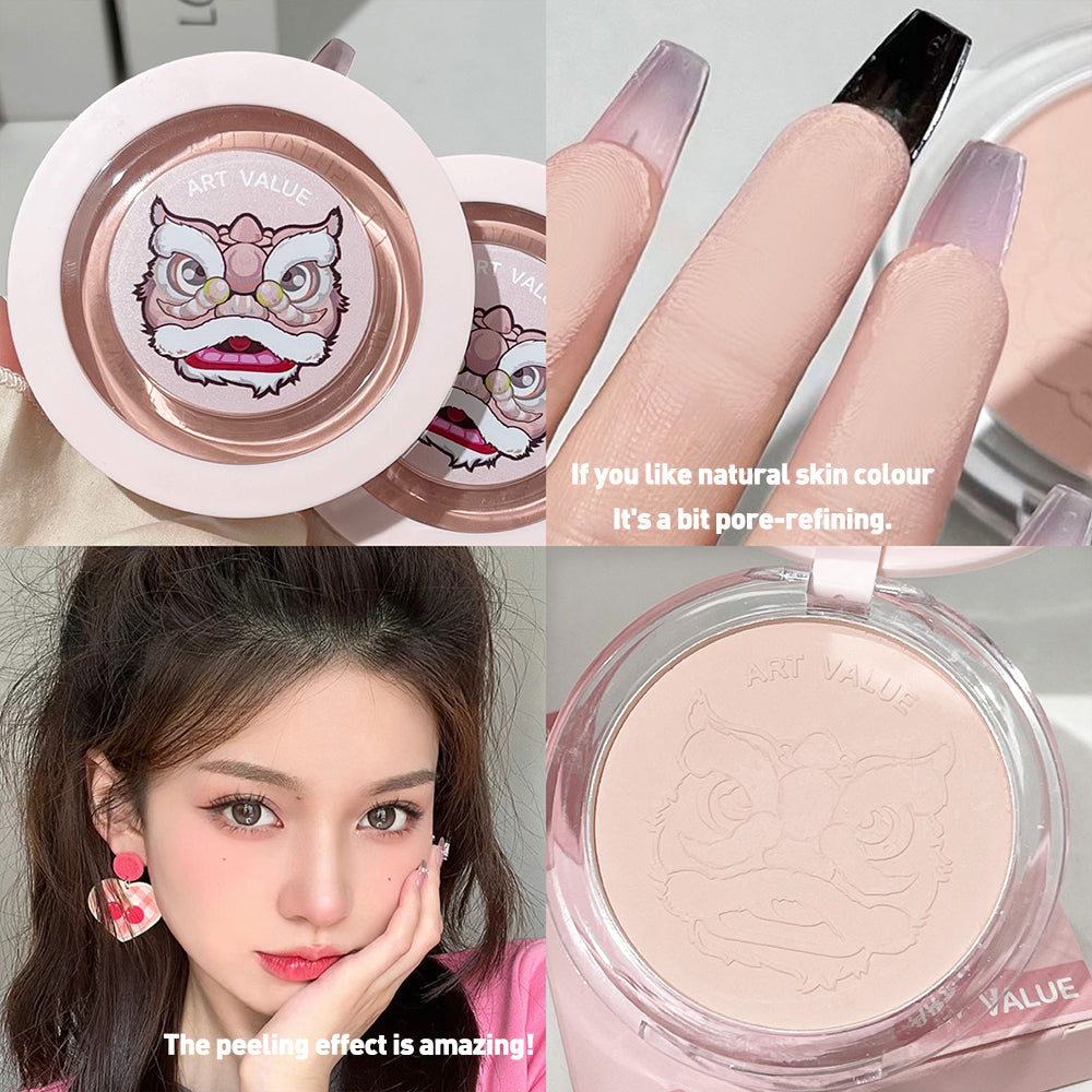 Matte Oil Control Pressed Powder Waterproof Moisturizing Lasting Face Make-up Setting Powder Brightening Concealer Cosmetics