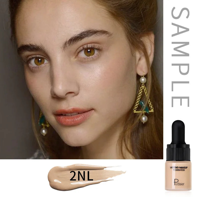 1PC Liquid Foundation Full Coverage Concealer Cream Oil-control Moisturizer Contour Matte Breathable Base Makeup
