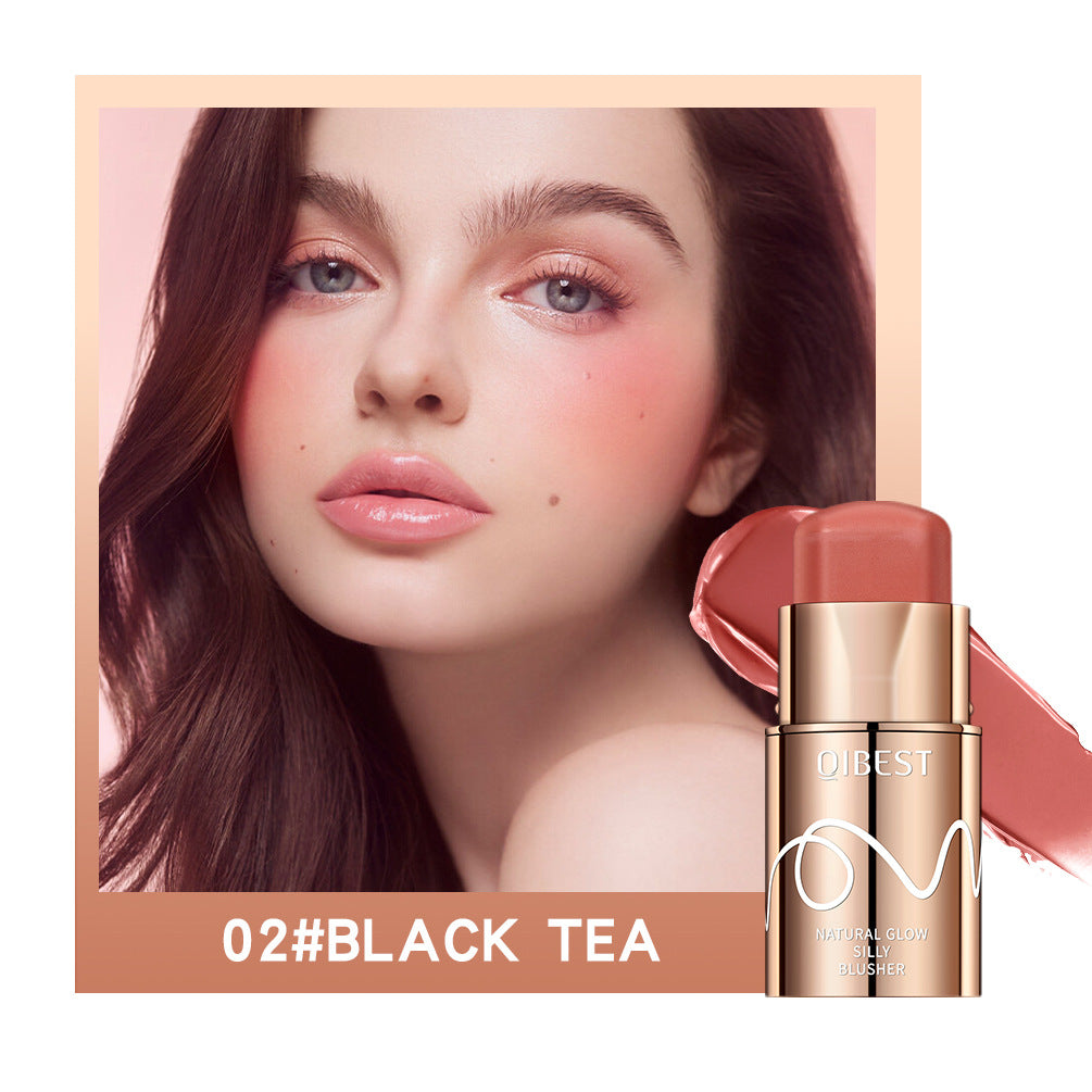 6 Colors Blush Stick Cream Blusher Waterproof Long-lasting Multi-use Lip Cheek Eye Makeup for Women Blendable