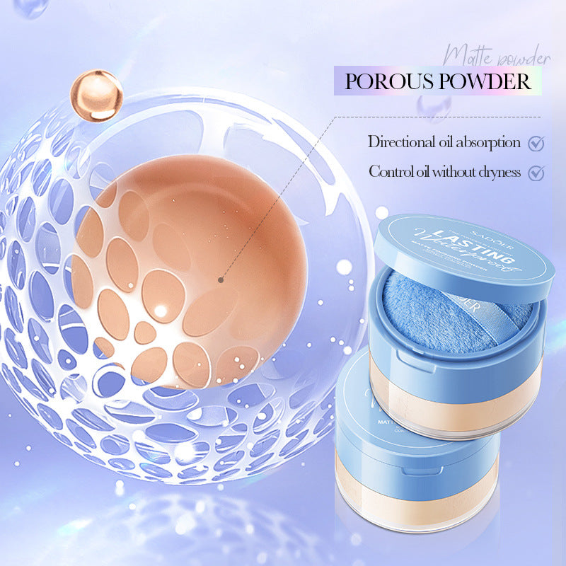 Matte Loose Powder Refreshing Oil Control Concealer Long Lasting Holding Makeup Improve Dullness Waterproof Makeup Powder