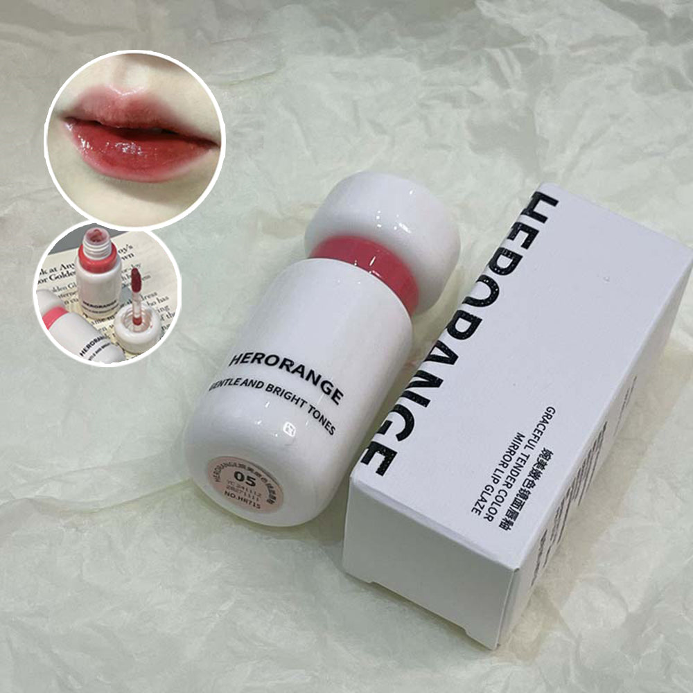 Soft Color Mirror Lip Glaze Moisturizing Mirror Water Light Color Long-lasting Makeup Lip Gloss
