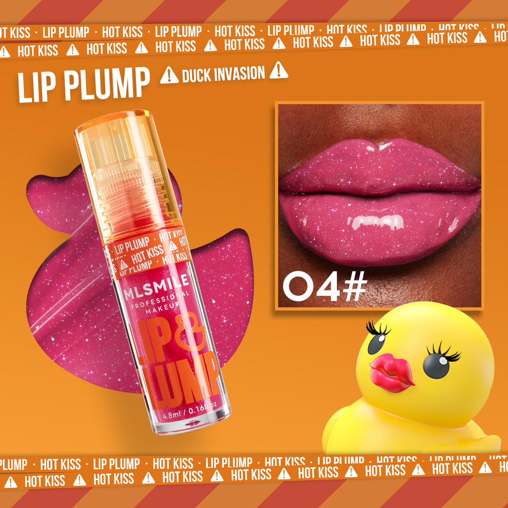 Duck Lip Plump Lip Oil Moisturizing Lip Gloss Mirror Water nature long-lasting Gloss Gloss Pearl Lip Glaze Set